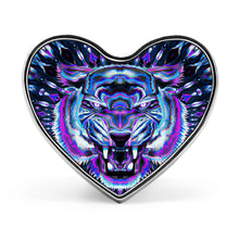 Charger l&#39;image dans la galerie, Badges en forme de coeur personnalisés avec photos motif texte
