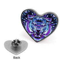 Charger l&#39;image dans la galerie, Badges en forme de coeur personnalisés avec photos motif texte
