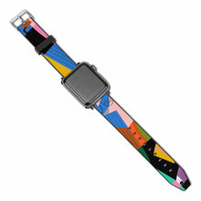 Charger l&#39;image dans la galerie, Bracelet en cuir de Haute qualité Apple Watch personnalisé avec photo logo motif texte

