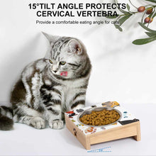 Charger l&#39;image dans la galerie, Bol de nourriture en Bambou en Acier Inoxydable pour Animaux domestiques Pet bol CW1506000 impression personnalisé avec logo photo motif texte
