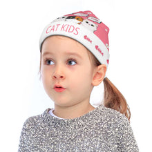 Charger l&#39;image dans la galerie, Chapeau d&#39;hiver bonnet tricoté pour enfants personnalisé avec motif photos texte (conception une image)
