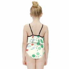Charger l&#39;image dans la galerie, Maillot de bain épaule nue enfant fille NT045 personnalisé avec photo motif logo texte
