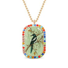 Charger l&#39;image dans la galerie, SS1401005 Collier personnalisé de diamants colorés en or rose
