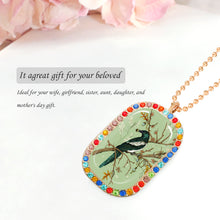 Charger l&#39;image dans la galerie, SS1401005 Collier personnalisé de diamants colorés en or rose
