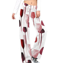 Charger l&#39;image dans la galerie, Pantalon de Yoga Relax avec lacets Fluide Femme XP personnalisé avec photo logo texte motif (impression d&#39;image unique)
