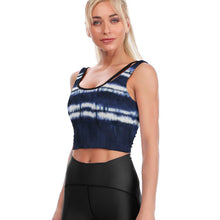 Charger l&#39;image dans la galerie, Crop top soutien gorge de sport forte poitrine femme YJ023 personnalisé avec photo motif logo texte
