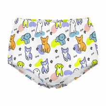 Charger l&#39;image dans la galerie, Culotte / short / caleçon / sous-vêtement fille personnalisé avec photos motifs texte prénom
