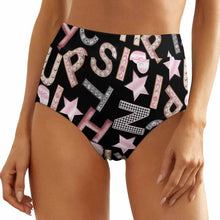 Charger l&#39;image dans la galerie, Culotte Slip Taille Haute Femme NZ052 Personnalisée Avec Photo Texte Motif Logo (Impression Complète Multi-Images)

