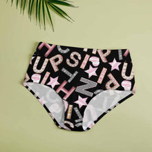 Charger l&#39;image dans la galerie, Culotte Slip Taille Haute Femme NZ052 Personnalisée Avec Photo Texte Motif Logo (Impression Complète Multi-Images)
