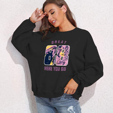 Charger l&#39;image dans la galerie, Sweat pull ample femme col rond manches bulles femmes D-61 Personnalisé
