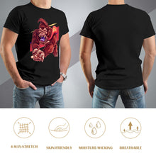 Charger l&#39;image dans la galerie, T-shirt tee shirt à manches courtes coton homme grande taille imprimé sur le devant personnalisé avec photo logo motif texte
