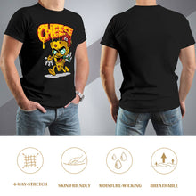 Charger l&#39;image dans la galerie, T-shirt tee shirt en coton à manches courtes homme imprimé sur le devant personnalisé avec photo motif texte logo
