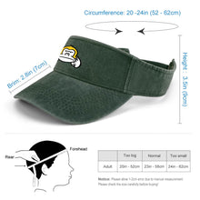 Charger l&#39;image dans la galerie, Chapeau pare-soleil en jean de sport Unisexe personnalisé avec photo motif logo texte
