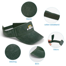 Charger l&#39;image dans la galerie, Chapeau pare-soleil en jean de sport Unisexe personnalisé avec photo motif logo texte
