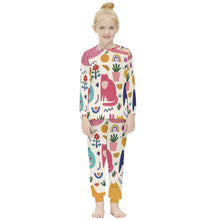 Charger l&#39;image dans la galerie, Pyjamas À Manches Longues Ensemble Fille Mignonne Chic JJ1203 impression personnalisés avec photo motif logo texte
