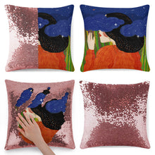 Charger l&#39;image dans la galerie, Impression des multi-images/image unqiue Accueil taie d&#39;oreiller à paillettes Coussin de siège personnalisé avec photo motif logo texte
