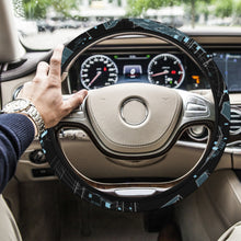 Charger l&#39;image dans la galerie, Housse couvre de volant de voiture personnalisée avec motif texte logo image
