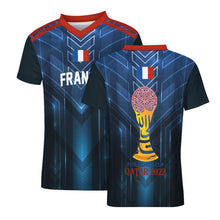 Charger l&#39;image dans la galerie, 2022 / 2023 maillot de football coupe du monde de football hommes personnalisé avec photo logo texte motif (impression des multi-images)
