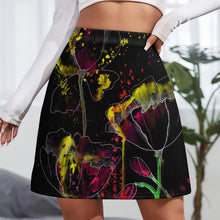 Charger l&#39;image dans la galerie, Mini jupe jupe courte grande taille tendance femme ALQ personnalisée avec motif photo logo texte (impression des multi-images)
