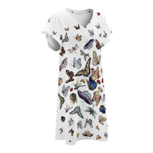 Charger l&#39;image dans la galerie, Impression des multi-images Robe/jupe Chic en col V à manches courtes Grande taille Tendance Femme personnalisée avec motif photo logo texte

