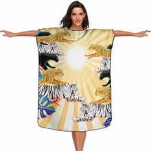 Charger l&#39;image dans la galerie, Serviette de plage / Linge de bain adulte NT158 personnalisée avec photo et prénom (Même style pour homme et femme)
