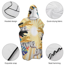 Charger l&#39;image dans la galerie, Serviette de plage / Linge de bain adulte NT158 personnalisée avec photo et prénom (Même style pour homme et femme)
