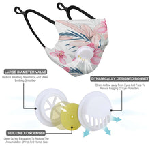 Charger l&#39;image dans la galerie, Masque adulte avec valve respiratoire original en ligne JJ0521163 impression personnalisé avec photo logo motif texte
