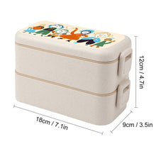 Charger l&#39;image dans la galerie, Lunch box / boîte à bento déjeuner personnalisée avec logo motif image texte
