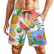 Charger l&#39;image dans la galerie, Maillots de bain short de compression de plage à séchage rapide pour hommes personnalisés avec motif photo texte (conception une image)
