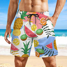 Charger l&#39;image dans la galerie, Maillots de bain short de compression de plage à séchage rapide pour hommes personnalisés avec motif photo texte (conception une image)
