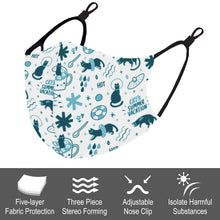 Charger l&#39;image dans la galerie, Masque tridimensionnel KZ10 personnalisé barrière enfant motifs
