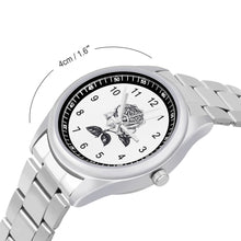 Charger l&#39;image dans la galerie, Montre bracelet en acier personnalisée inoxydable avec photo texte
