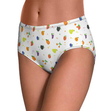 Charger l&#39;image dans la galerie, Sous-vêtement Culotte Slip mi-taille régulier femme NZ208 personnalisé avec photo logo et texte
