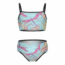 Charger l&#39;image dans la galerie, Maillot de bain deux pièces fille 6-12 ans NT009 personnalisé avec photo motif logo texte
