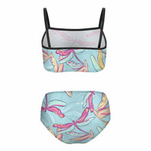 Charger l&#39;image dans la galerie, Maillot de bain deux pièces fille 6-12 ans NT009 personnalisé avec photo motif logo texte
