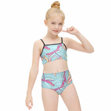 Charger l&#39;image dans la galerie, Maillot de bain deux pièces fille 6-12 ans NT009 personnalisé avec photo motif logo texte
