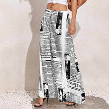 Charger l&#39;image dans la galerie, Pantalon à jambes larges en polyester NP personnalisé avec photo et motif (impression d&#39;image unique)
