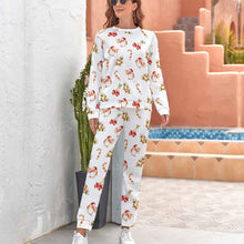 Charger l&#39;image dans la galerie, Pull / sweat ensemble classique pour femme CT20 Personnalisé avec photo et texte (Conception d&#39;images multiples)
