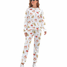 Charger l&#39;image dans la galerie, Pull / sweat ensemble classique pour femme CT20 Personnalisé avec photo et texte (Conception d&#39;images multiples)
