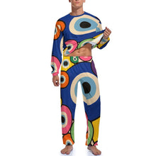 Charger l&#39;image dans la galerie, Pyjama homme ensemble 2 pièces personnalisé avec photo motif logo texte (impression multi-images)
