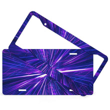 Charger l&#39;image dans la galerie, Support de plaque d&#39;immatriculation QC1101016 Personnalisé (quatre trous ronds + combinaison de plaque d&#39;immatriculation)
