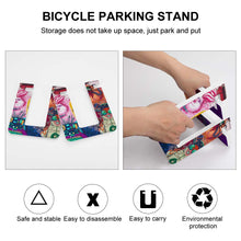 Charger l&#39;image dans la galerie, Support à bicyclette / support à vélo enfant en PVC Personnalisé avec texte et image
