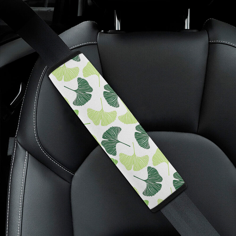 Protecteur de ceinture de sécurité pour voiture, épaulettes étendues  souples, couleur : carré beige.