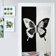 Charger l&#39;image dans la galerie, Rideau de porte personnalisé en chanvre blanc (deux motifs continus)
