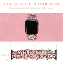Charger l&#39;image dans la galerie, Bracelet de montre élastique pour Apple Watch personnalisé avec photo texte et motif
