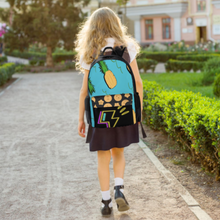 Charger l&#39;image dans la galerie, Sac à dos scolaire sac à dos de voyage pour enfant et bébé avec poches personnalisées avec photos noms texte (conception multi-images)
