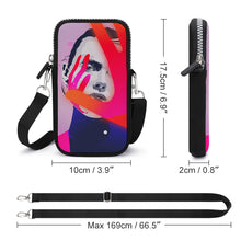 Charger l&#39;image dans la galerie, Sac téléphone portable pour femme homme personnalisé avec photo texte prénom
