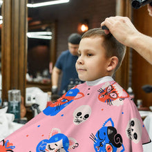 Charger l&#39;image dans la galerie, Tablier de coiffeur cape de coiffeur pour enfants personnalisé avec photos motif texte nom
