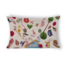 Charger l&#39;image dans la galerie, Taies d&#39;oreiller / Housses de coussin personnalisée avec prénom photo en coton lin en forme de longue bande impression recto 20&quot;×30&quot;
