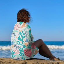 Charger l&#39;image dans la galerie, Serviette de plage / serviette de bain personnalisée avec photo prénom texte logo
